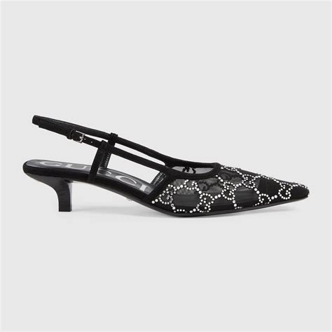 gucci shoes cat|Gucci slingback heels.